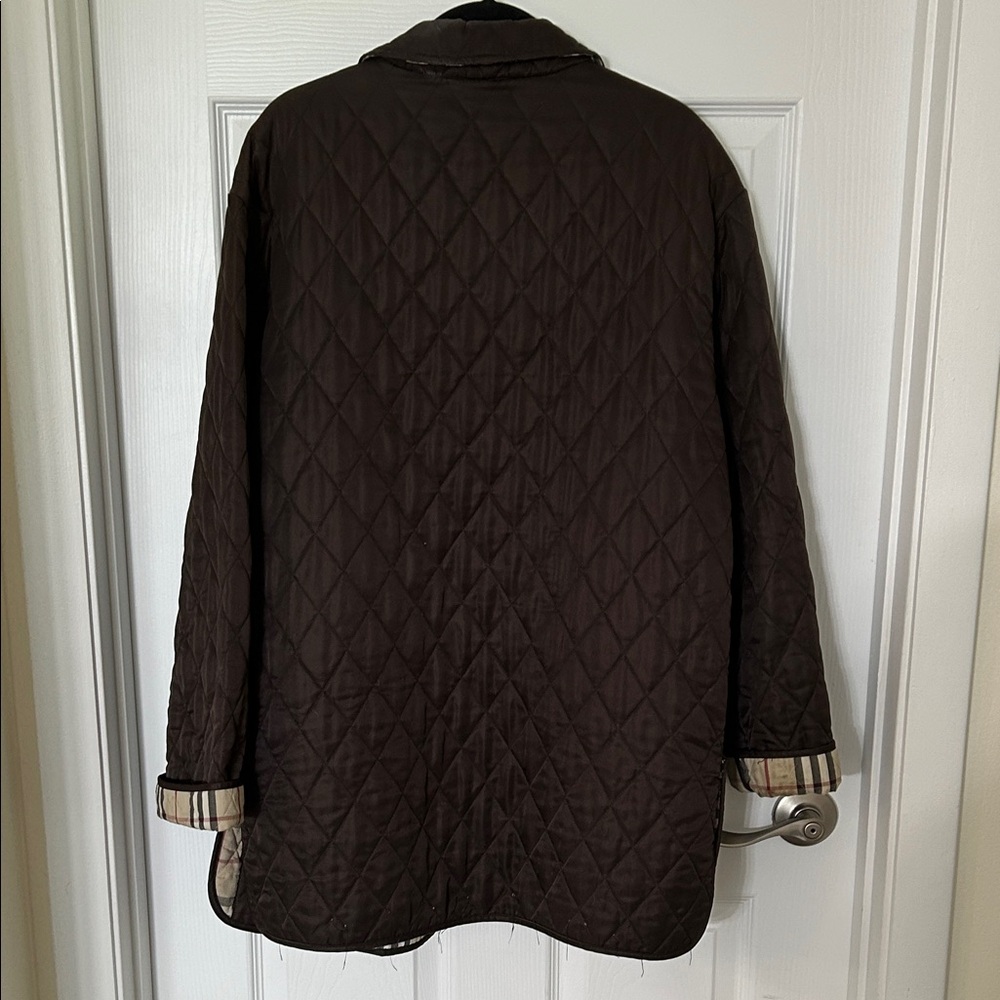 Burberry Dark Brown Quilted Jacket - Picture 5 of 7